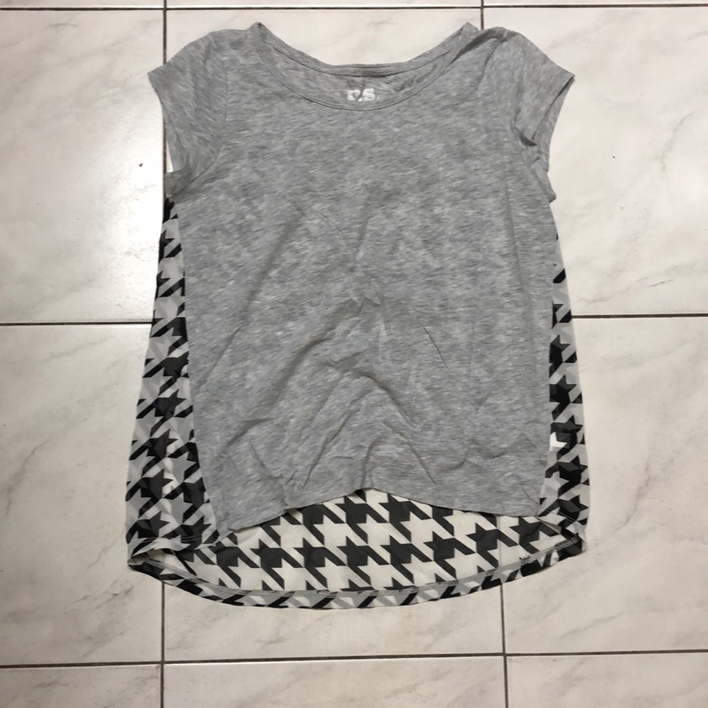 Gray shirt